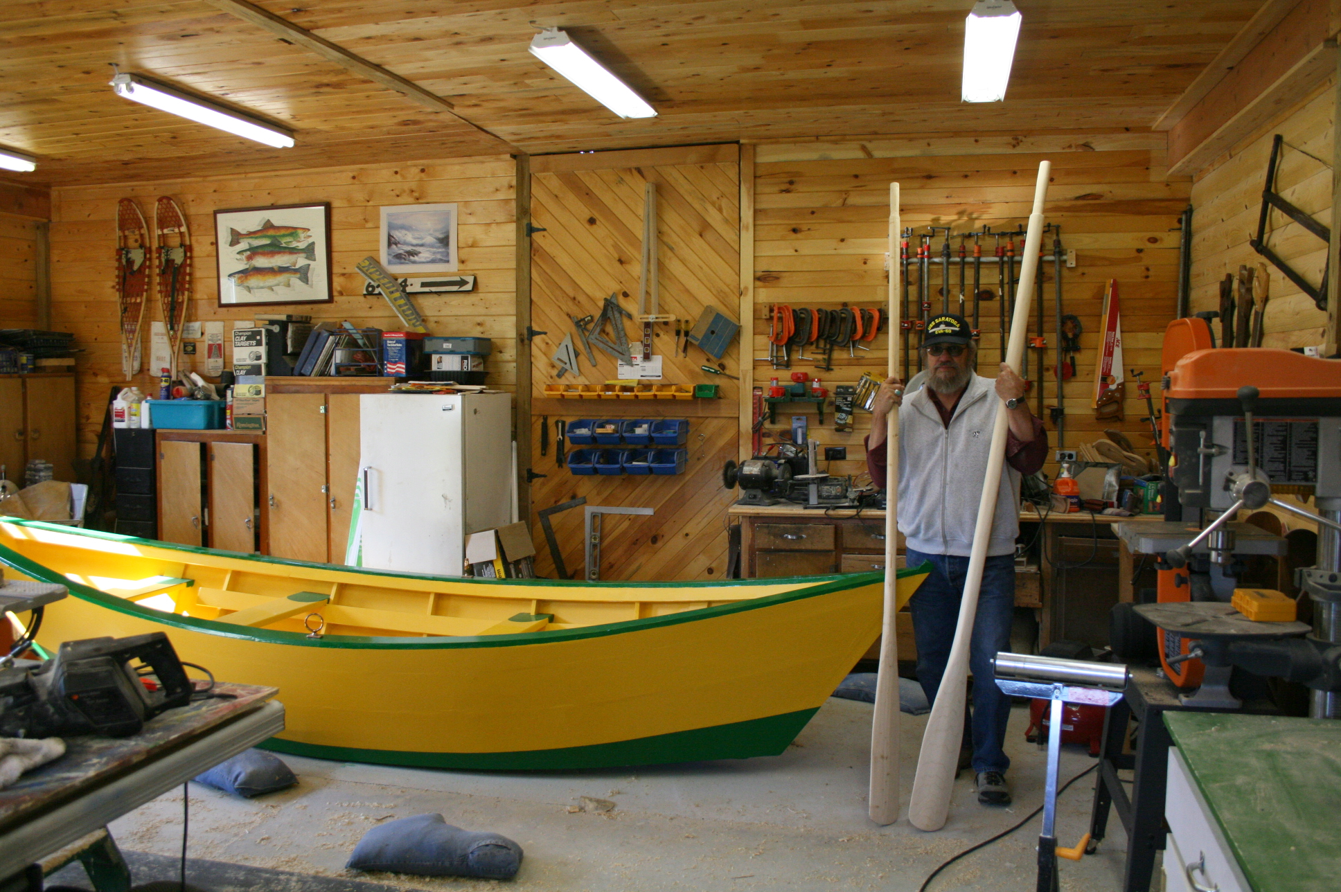 Completed Grand Banks dory
